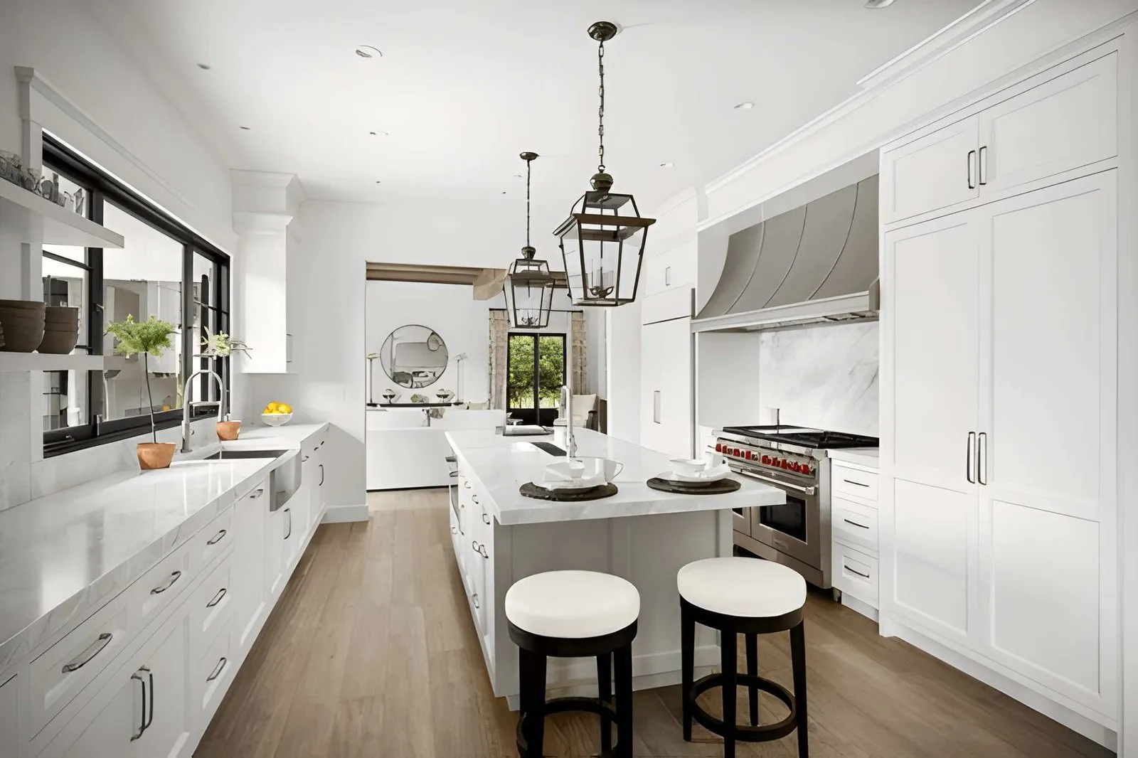 Kitchen and Bathroom Remodeling in Paradise featuring a modern kitchen renovation with quartz countertops, custom cabinets, and open layout design